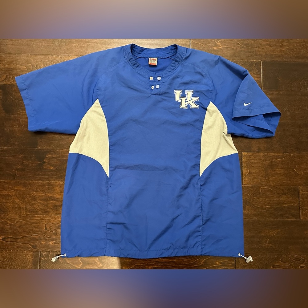 Nike Blue and White Kentucky Wildcats Pull over